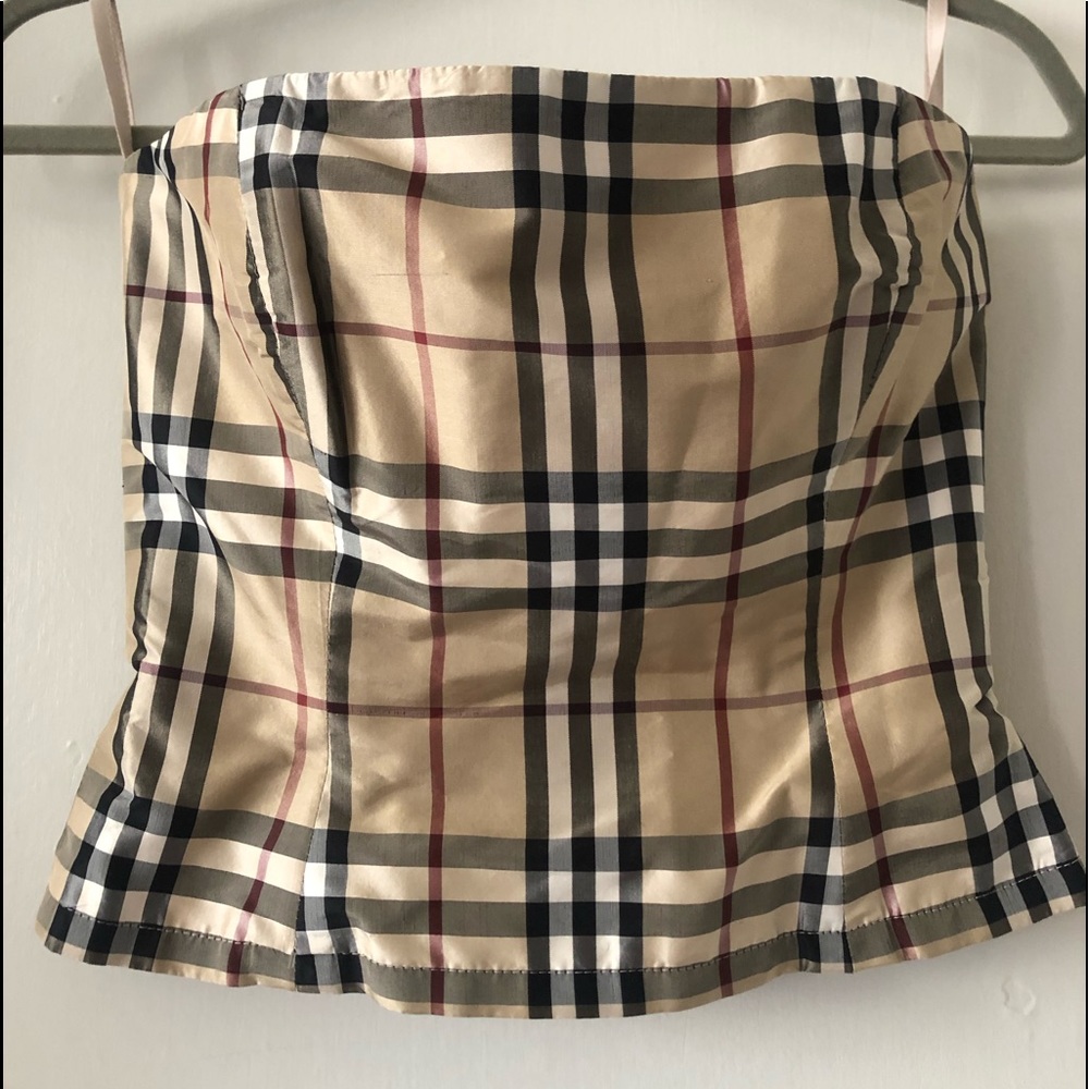 Burberry corset top